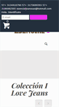 Mobile Screenshot of esencialjeans.com